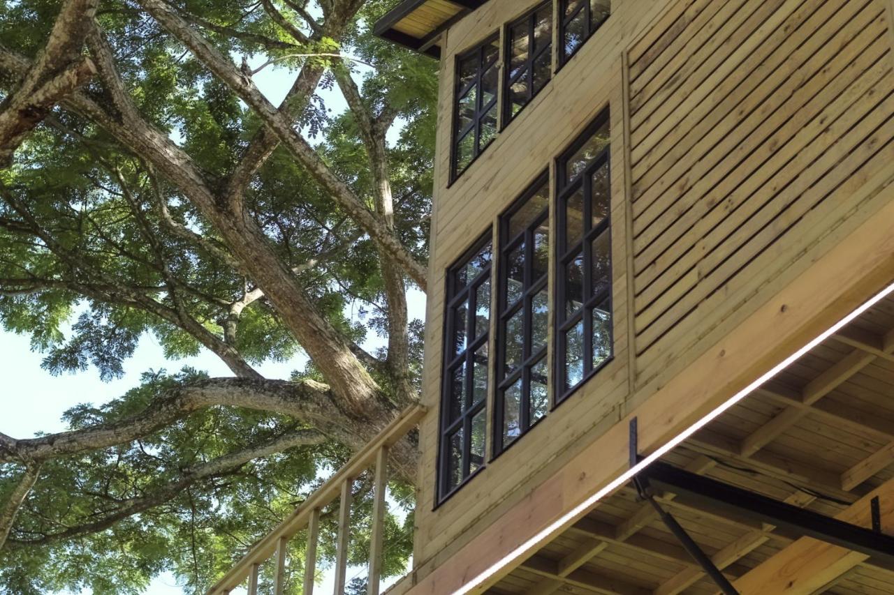 Villa Casa En El Arbol Utica Esterno foto