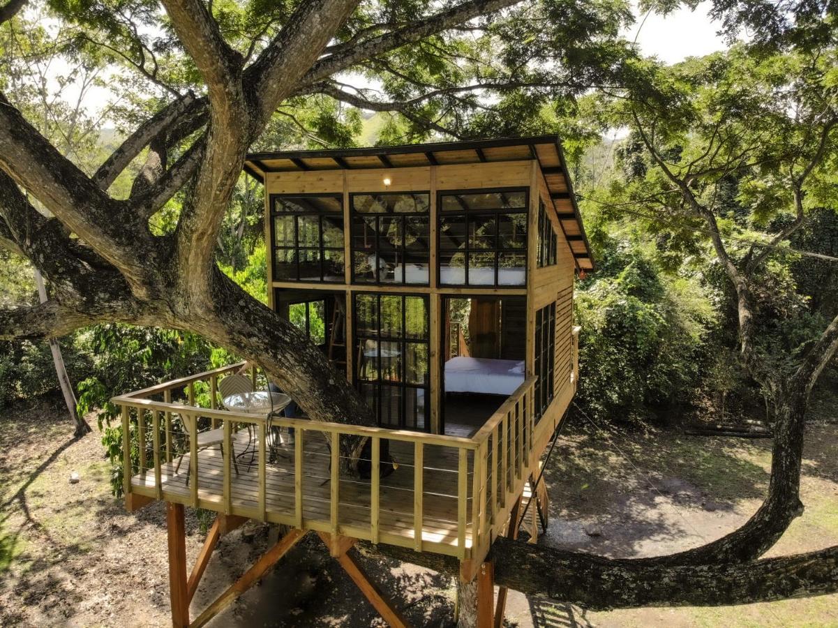 Villa Casa En El Arbol Utica Esterno foto